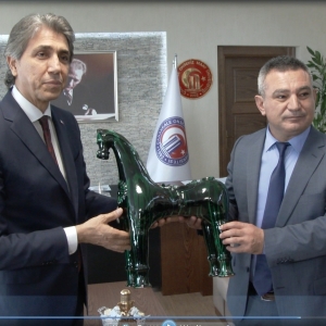 Fatih Belediye Başkanı Mustafa Demir ÇOMÜ'de 