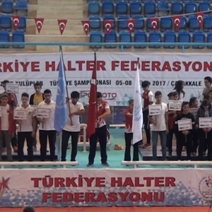 Yıldızlar Türkiye Halter Şampiyonası ÇOMÜ’de Gerçekleşti