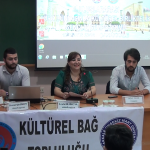 I. Uluslararası Türk Dünyası'nda Kültürel Birliktelik Gençlik Sempozyumu Yapıldı 