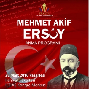 İstiklal Şairi Mehmet Akif Ersoy ÇOMÜ'de Anıldı 